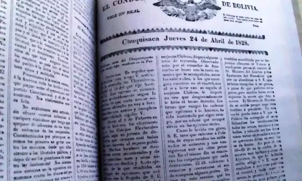 Primer periódico de Bolivia