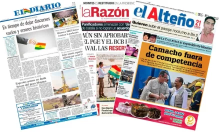 Periódicos de la ciudad de La Paz